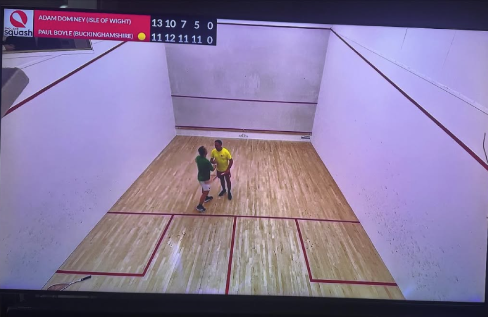 Isle of Wight Squash in the courts