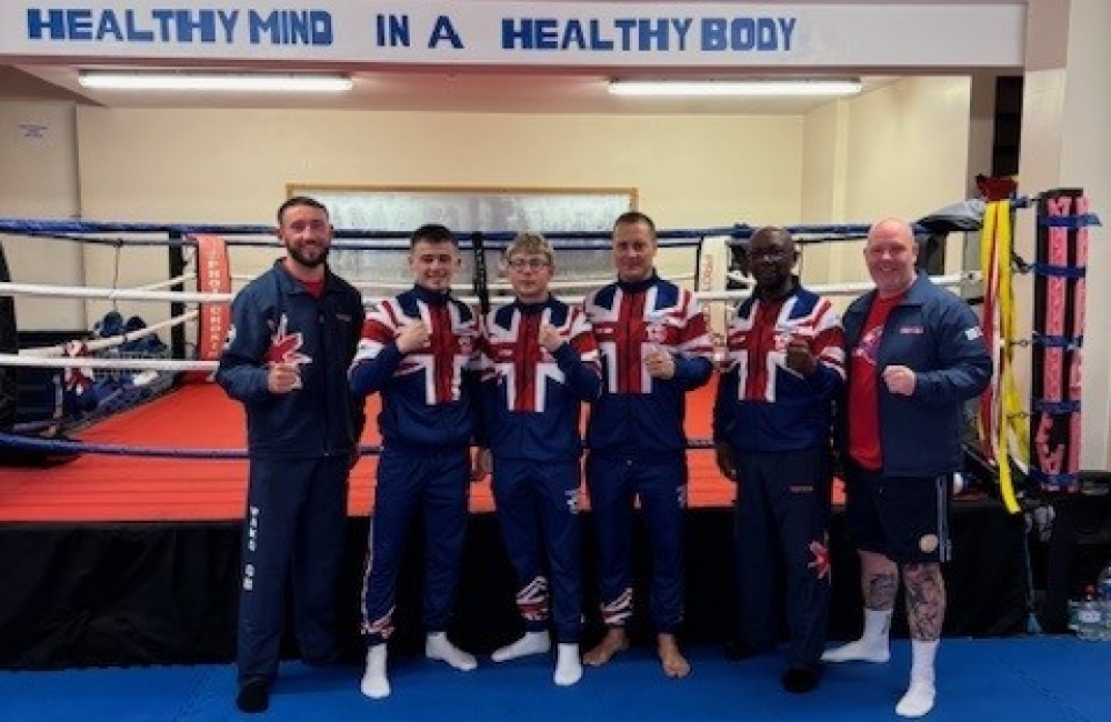 IOW Panther Kickboxing club at training