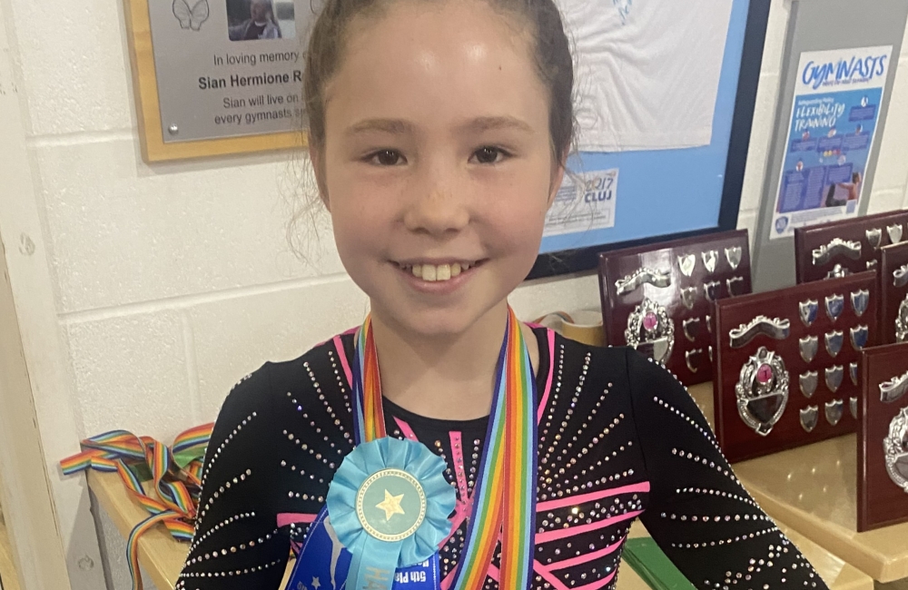 Liberty Lee with rosette