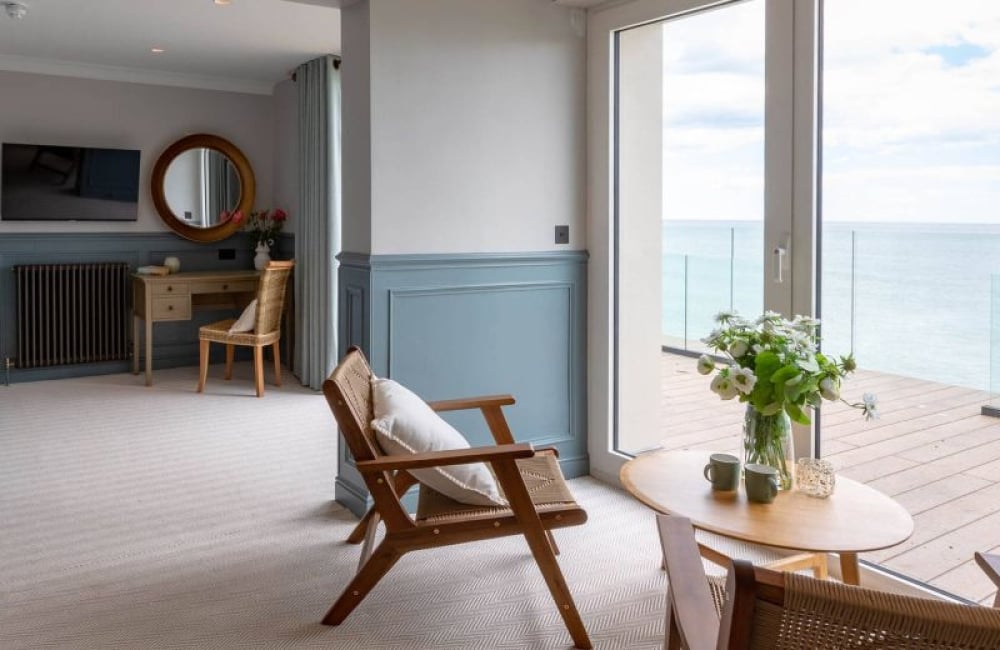 Albion Hotel Coastal Suite seating area